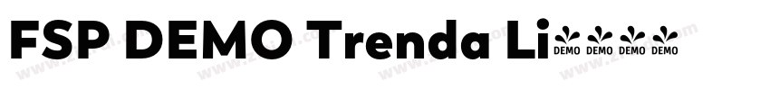 FSP DEMO Trenda Li字体转换 FSP DEMO Trenda Li字体转换